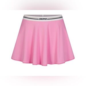 SKIMS Logo Skort Sugar Pink Tennis Skirt Size Small